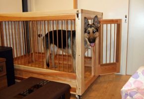 大型犬 室内ケージ サークルは、丈夫でないといけません。「オリジナル手作り」